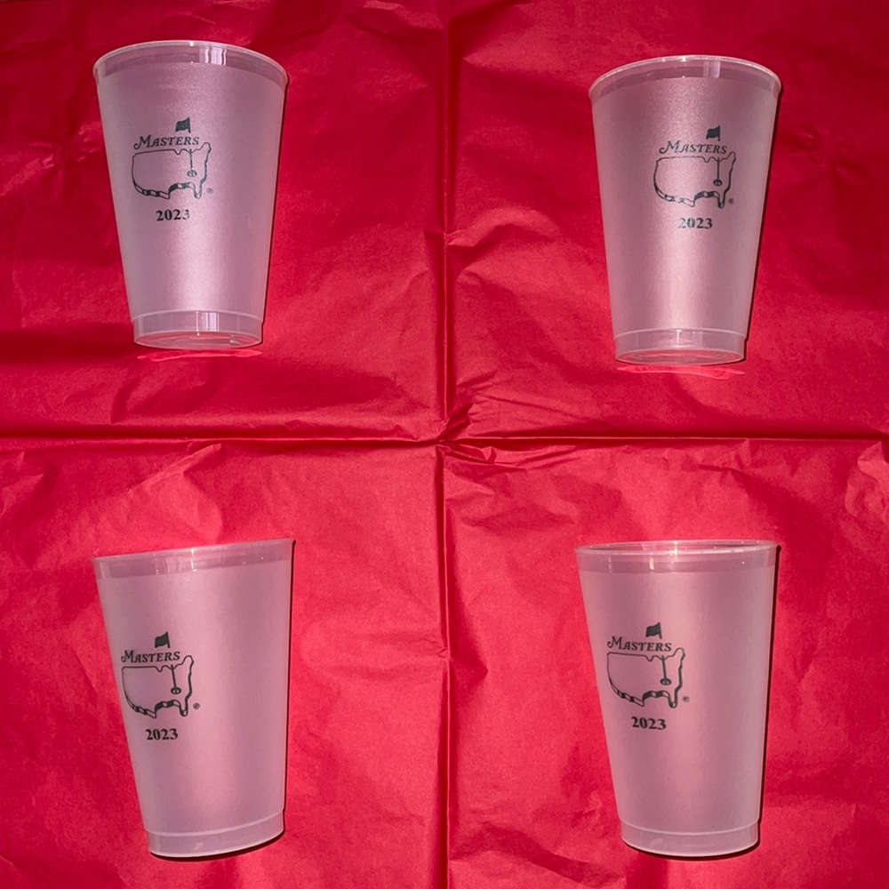 Masters 2023 Frosted Cups Set